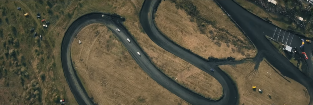 autocross luftaufnahmen drohne event